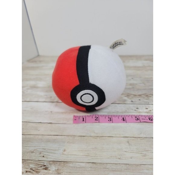 Pokemon Pokeball‎ Plush - TOY FACTORY 2017 -5” Stuffed Ball - Picture 2 of 9